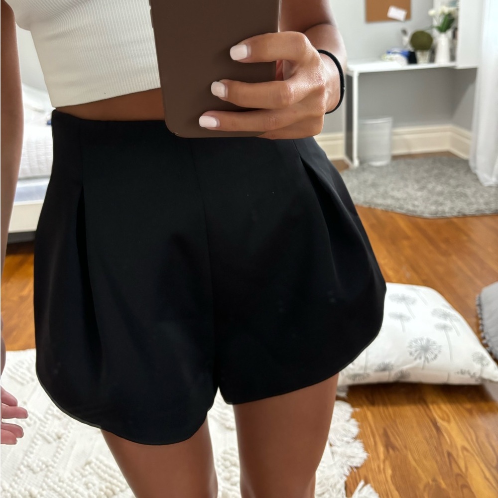 Satin bubble shorts